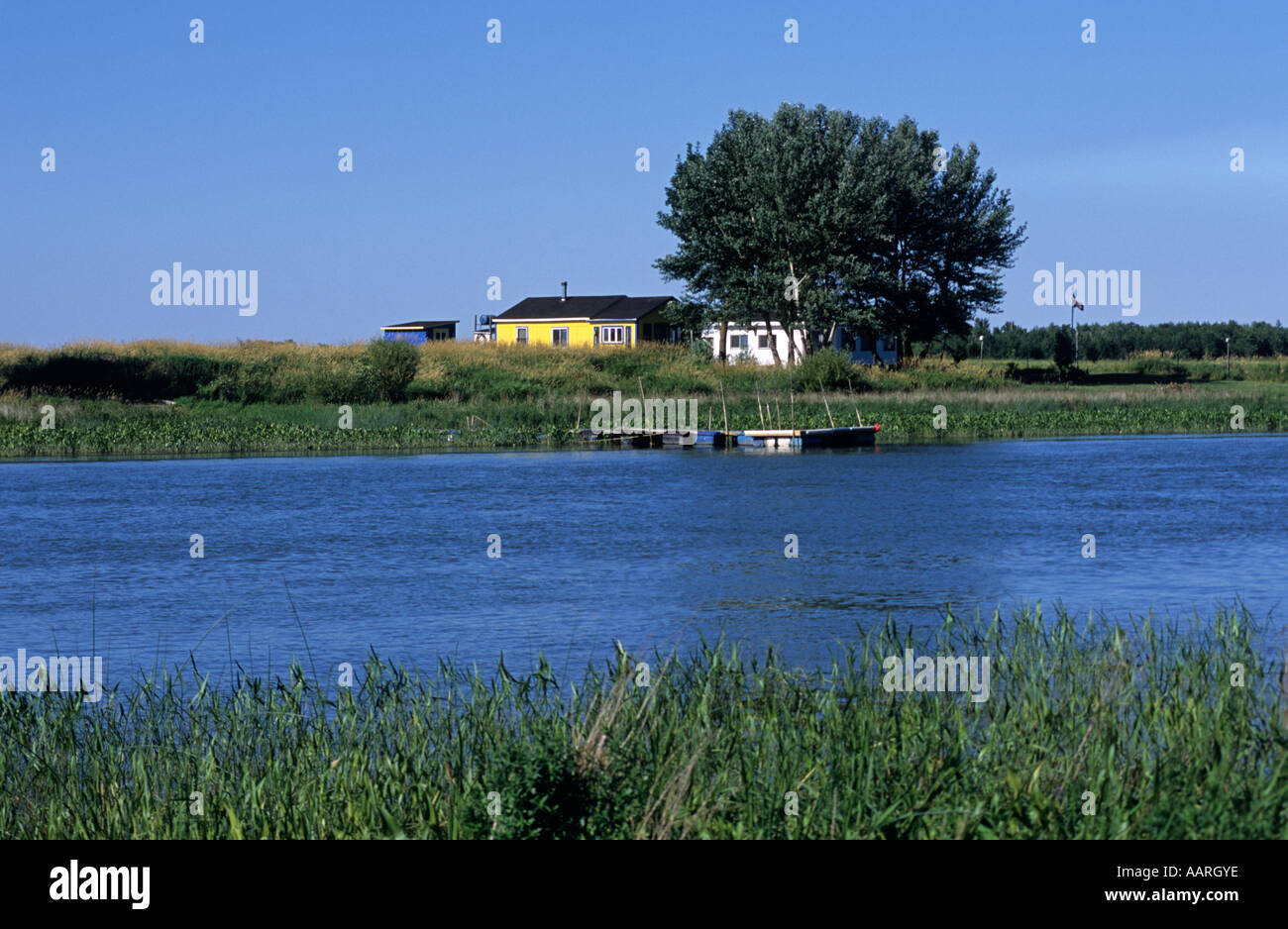 Archipelago of The islands of Sorel, St Pierre lake , Monteregie Quebec