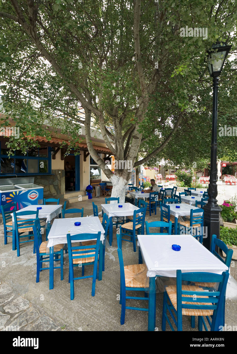 Traditional Taverna, Assos, Kefalonia, Ionian Islands, Greece Stock ...