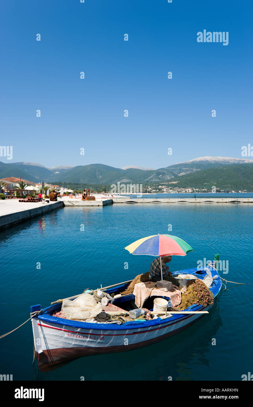 Fishing Boat, Sami, Kefalonia, Ionian Islands, Greece Stock Photo