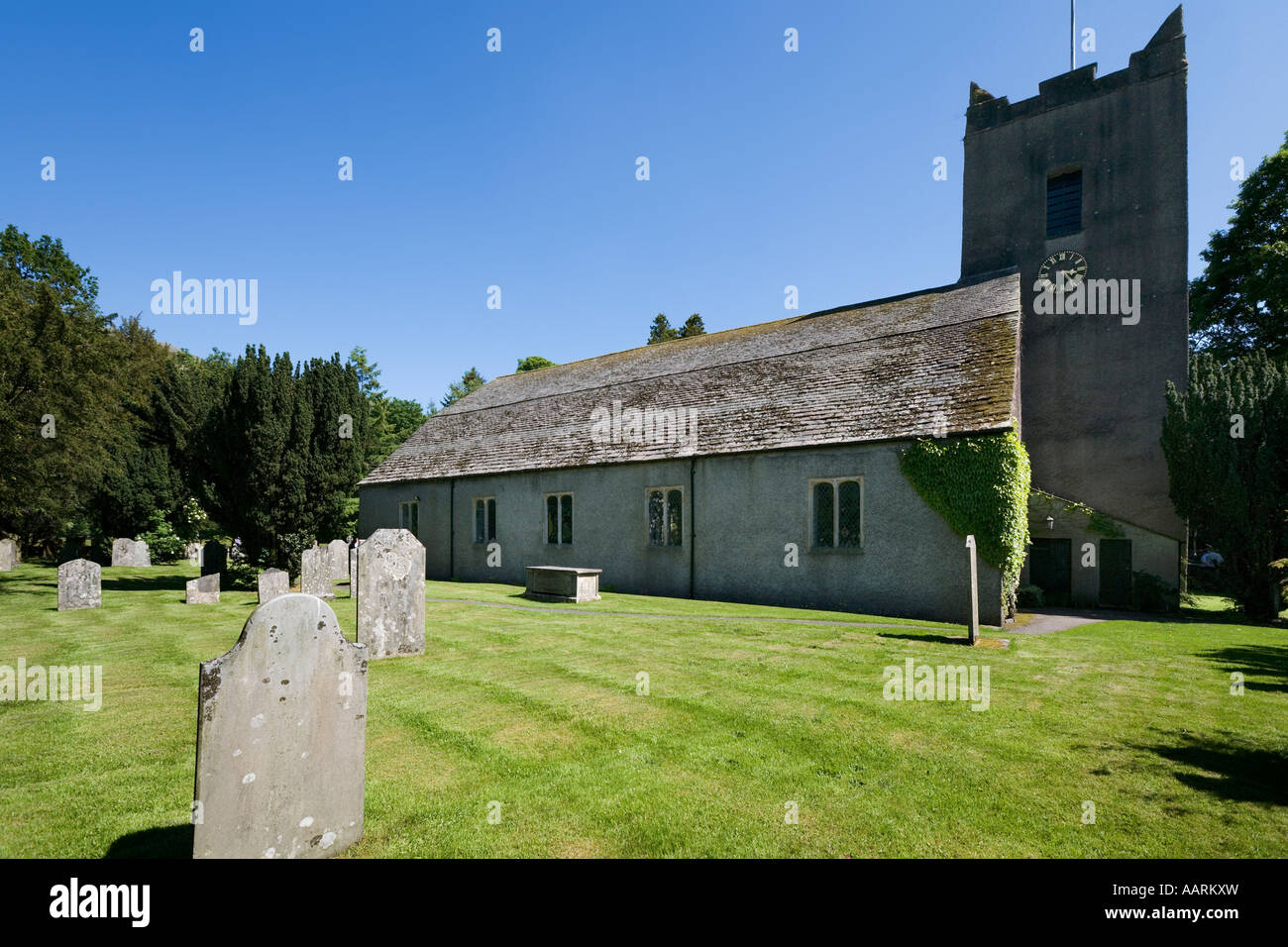 Parish Church, Grasmere, Lake District, Cumbria, England, UK Stock Photo