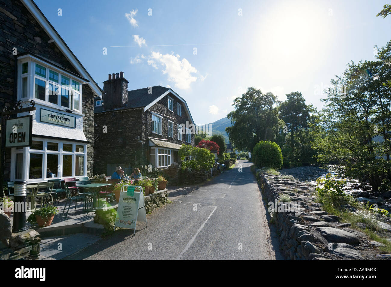 Village Centre, Glenridding, Ullswater, Lake District National Park, Cumbria, England, UK Stock Photo