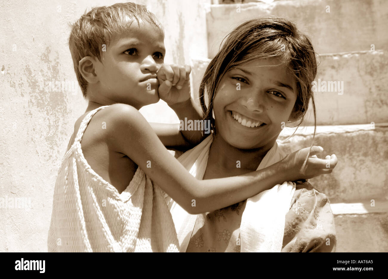 Children In Jaipur Stock Photo