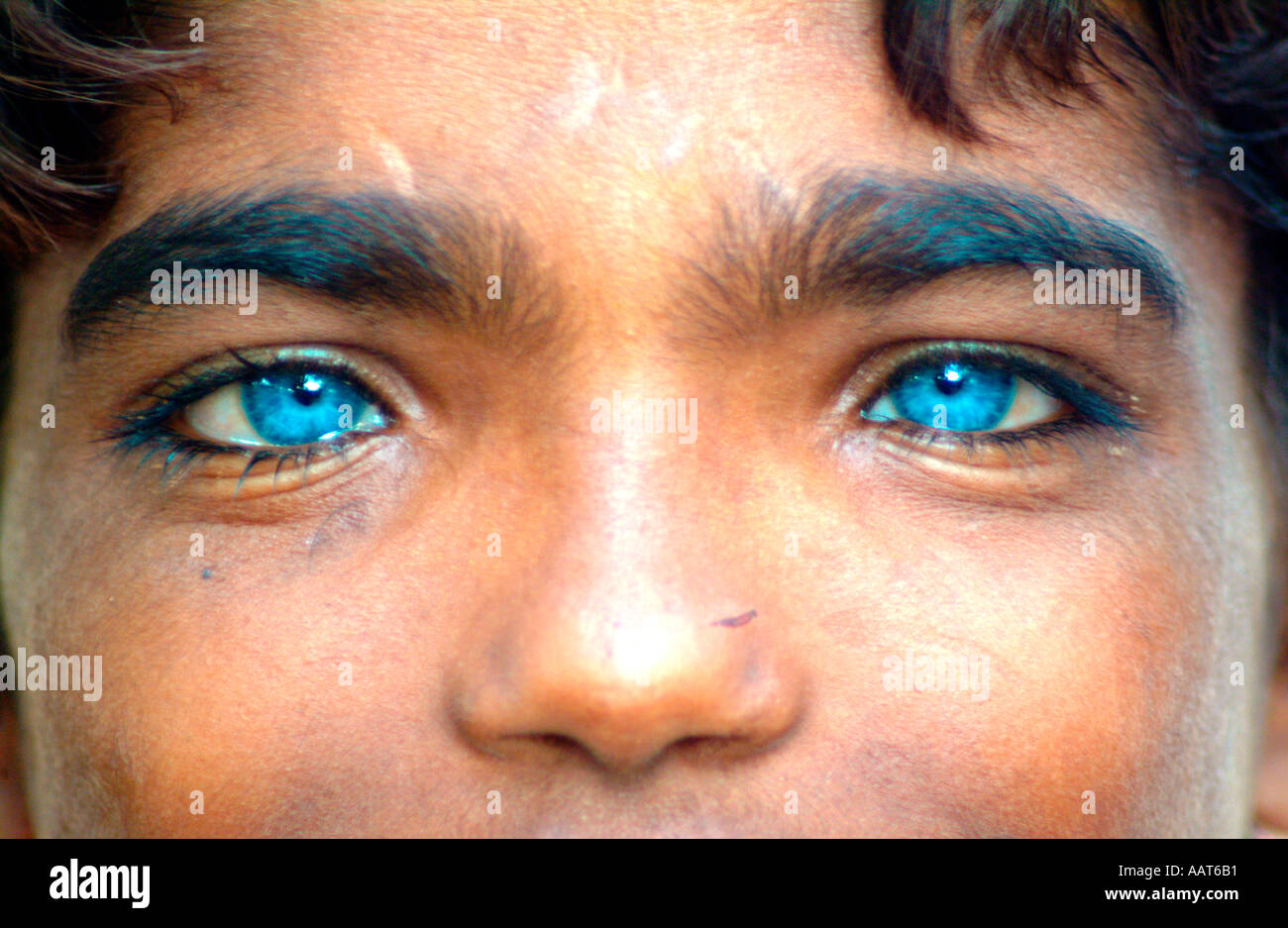 Blue eyed boy Stock Photo Alamy