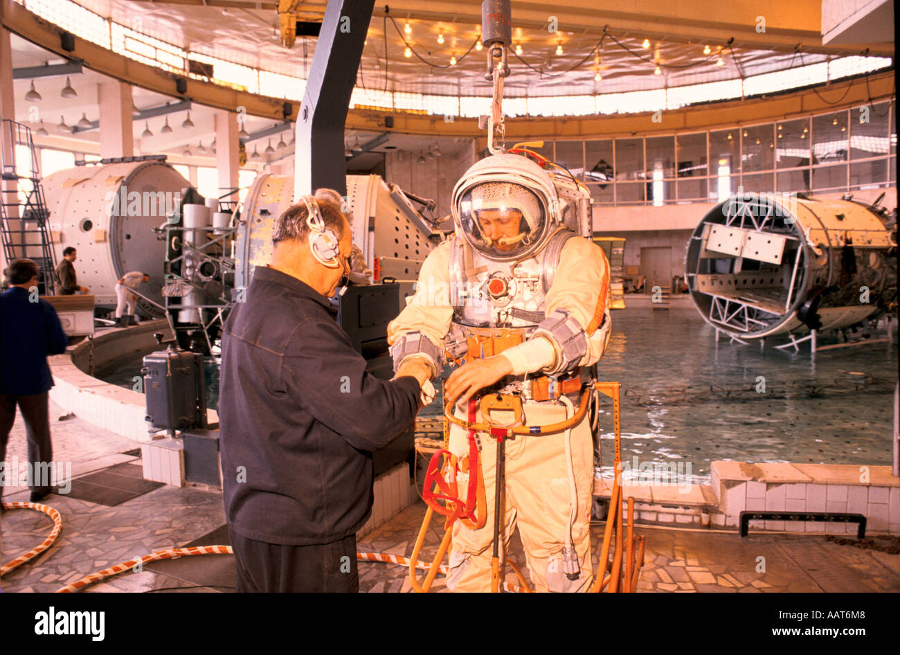 JAPANESE TRAINEE ASTRONAUNT 1990 Stock Photo