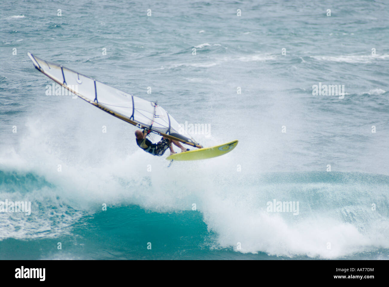 Windsurfing, Kauai, Hawaii Stock Photo Alamy
