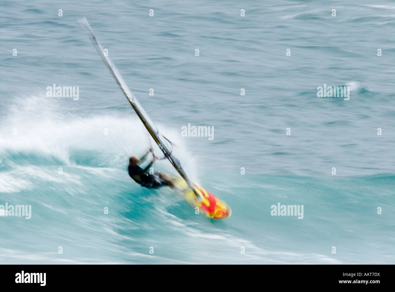 Windsurfing, Kauai, Hawaii Stock Photo Alamy