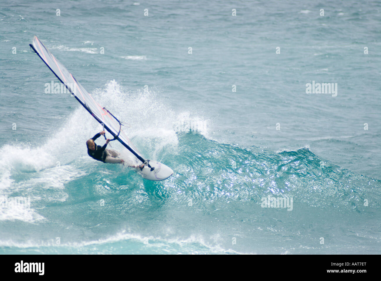 Windsurfing, Kauai, Hawaii Stock Photo Alamy