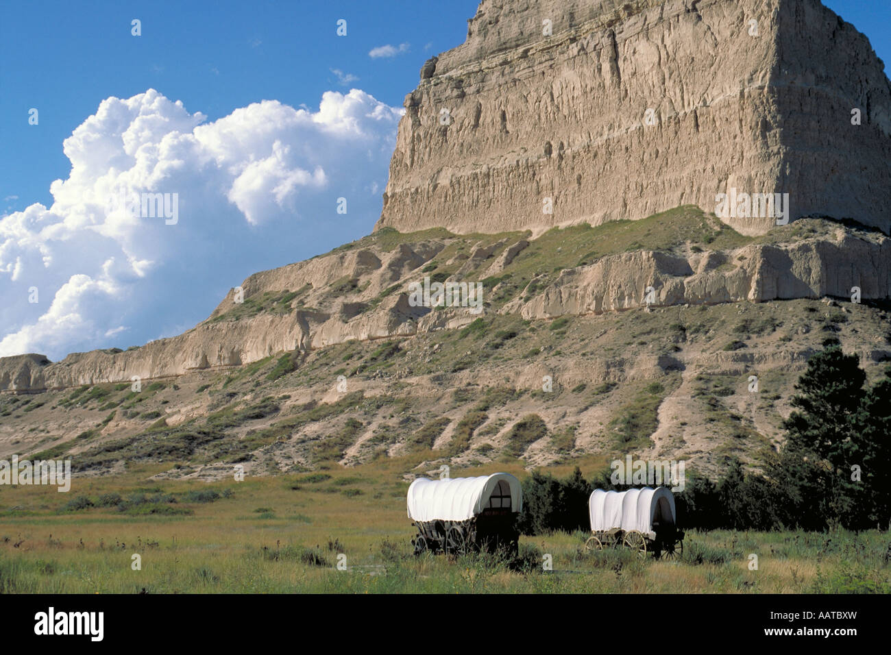 Covered wagon nebraska hires stock photography and images Alamy
