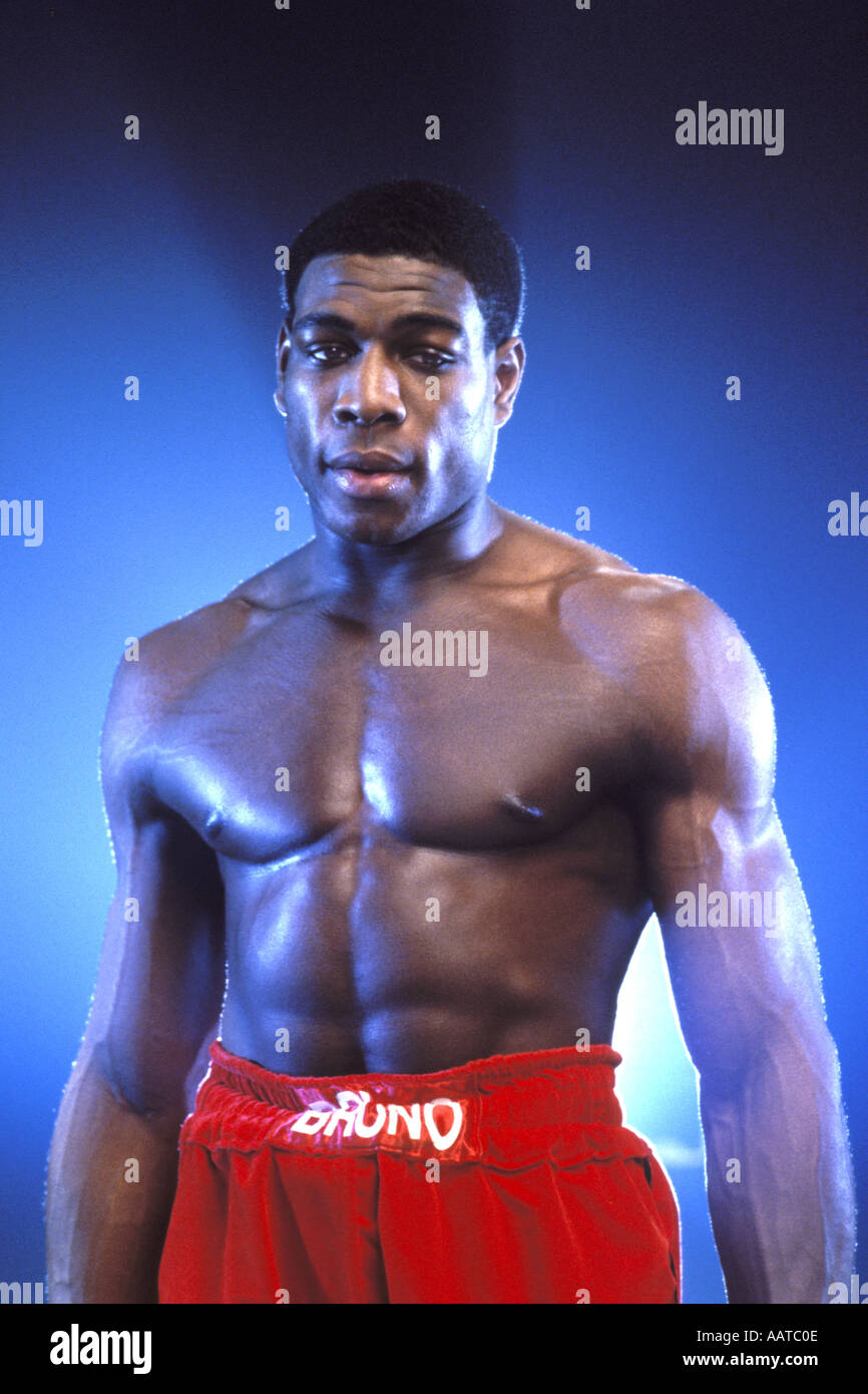 Frank Bruno MBE boxer PER0066 Stock Photo