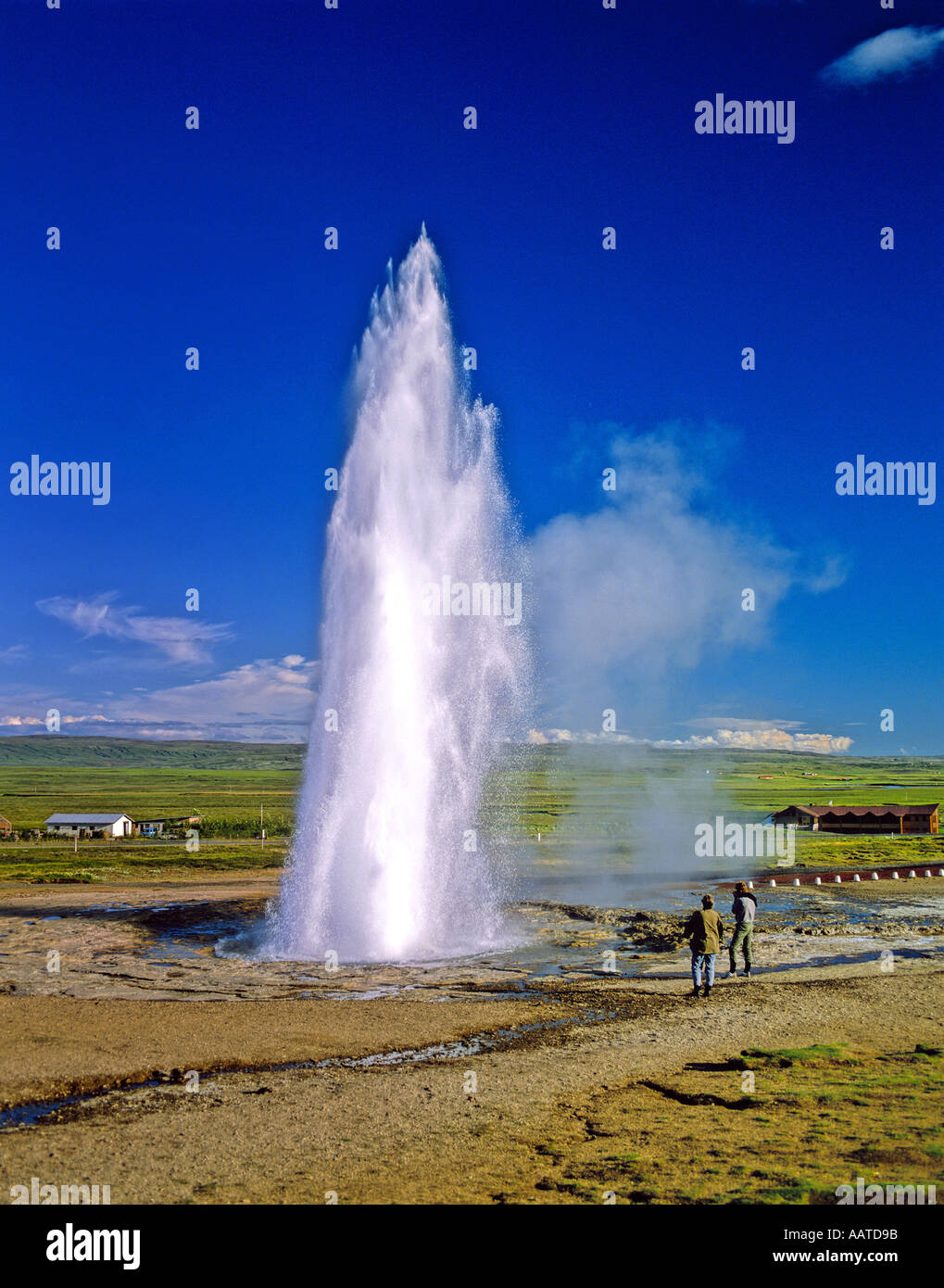 Strokkur fountain Geyser Iceland Stock Photo - Alamy