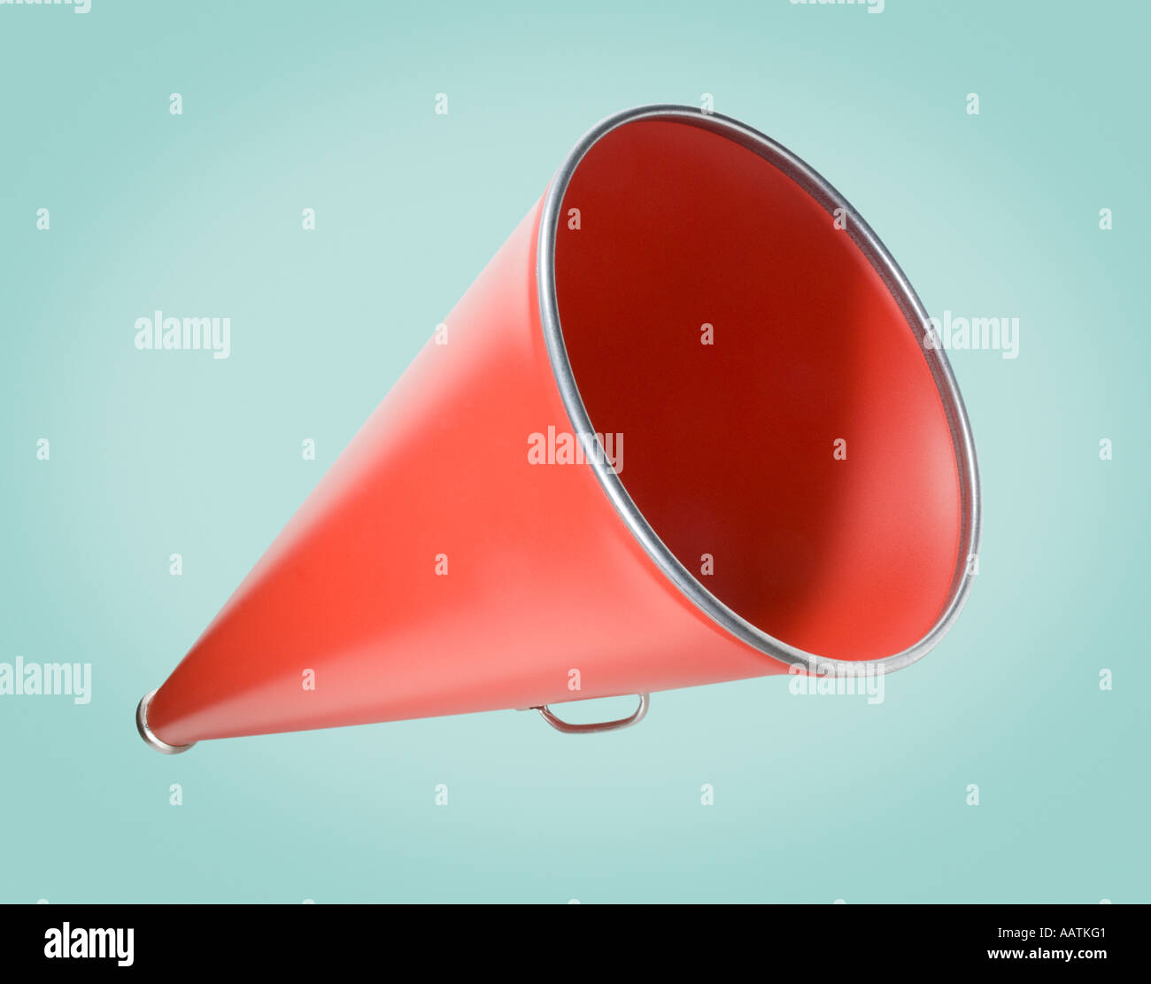 Large red Megaphone Stock Photo Alamy