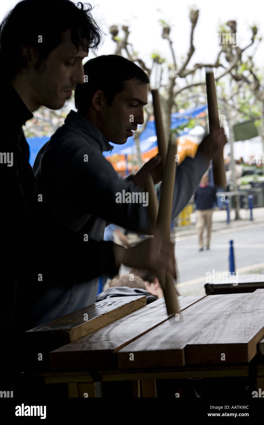 Basque Percussion Txalaparta hi-res stock photography and images - Alamy