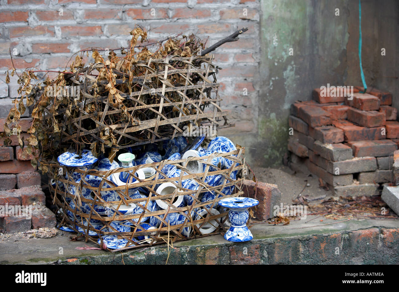 Ceramic producing village Hanoi Vietnam Stock Photo Alamy