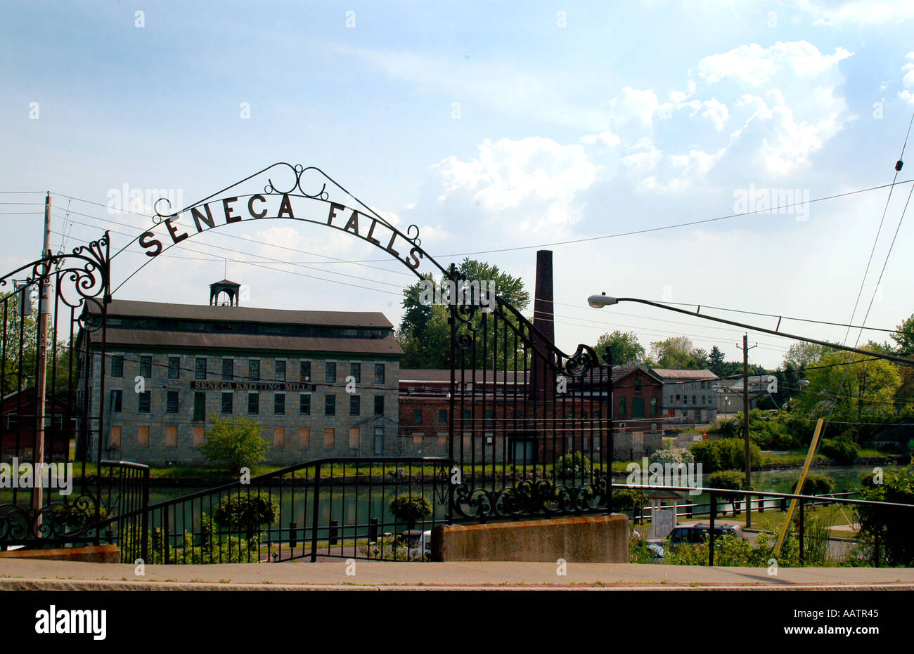 Seneca falls canal Stock Photo Alamy