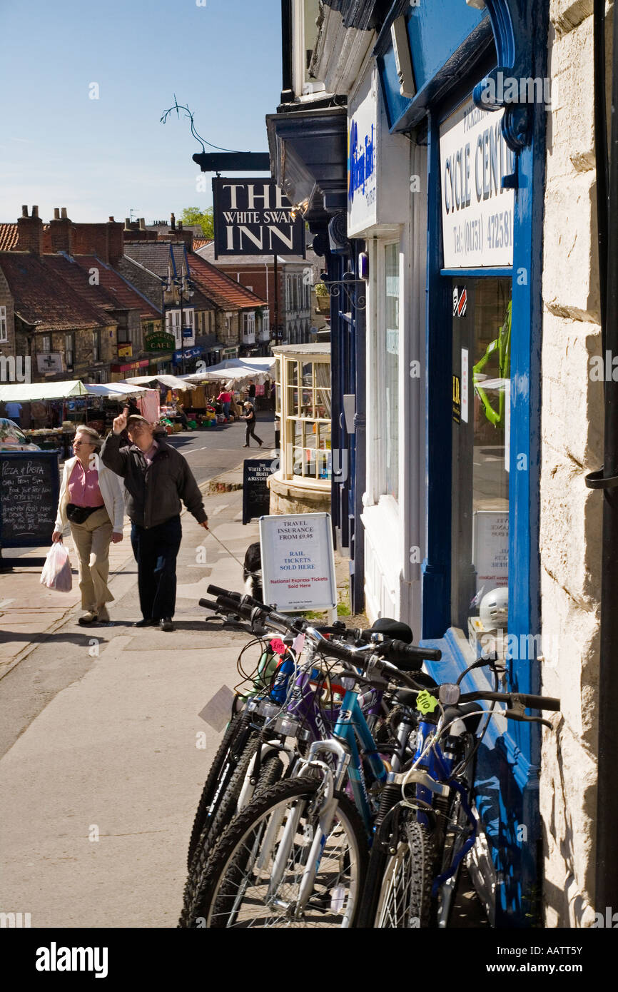 Market Place Pickering North Yorkshire England Stock Photo