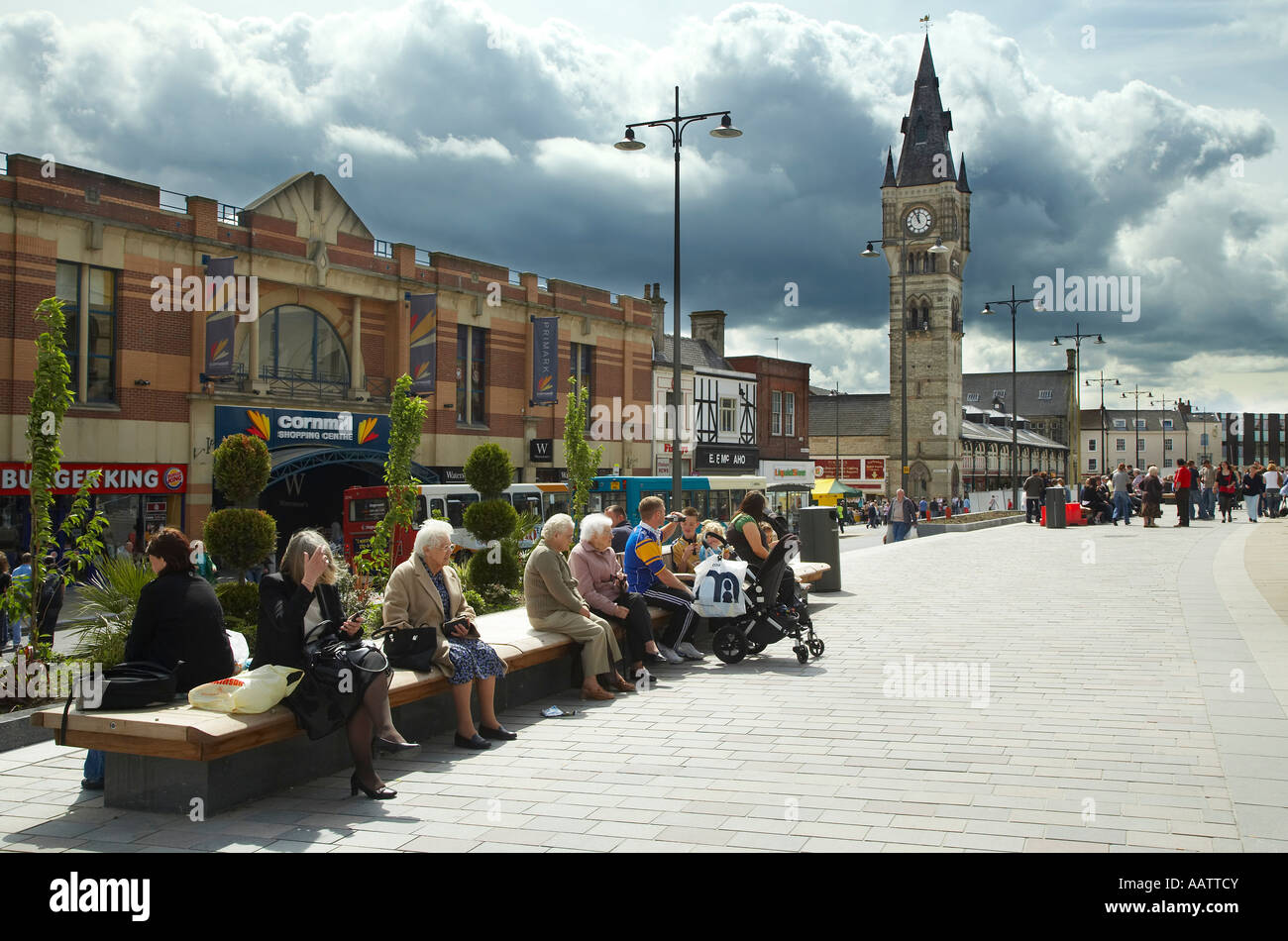 Darlington Town Centre in the Tees Valley North East England Stock Photo