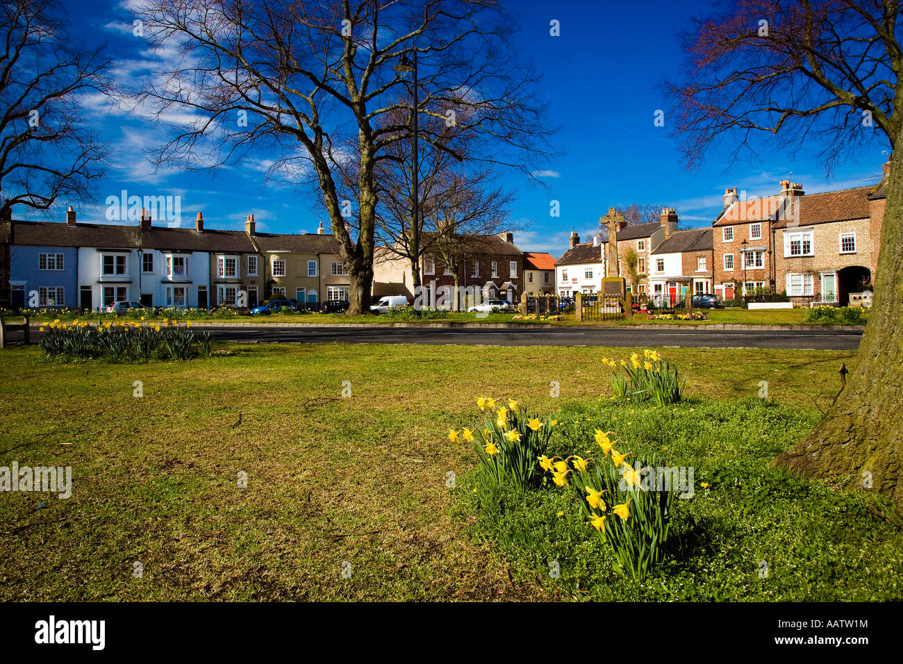 West Green Stokesley North Yorkshire in sping Stock Photo Alamy
