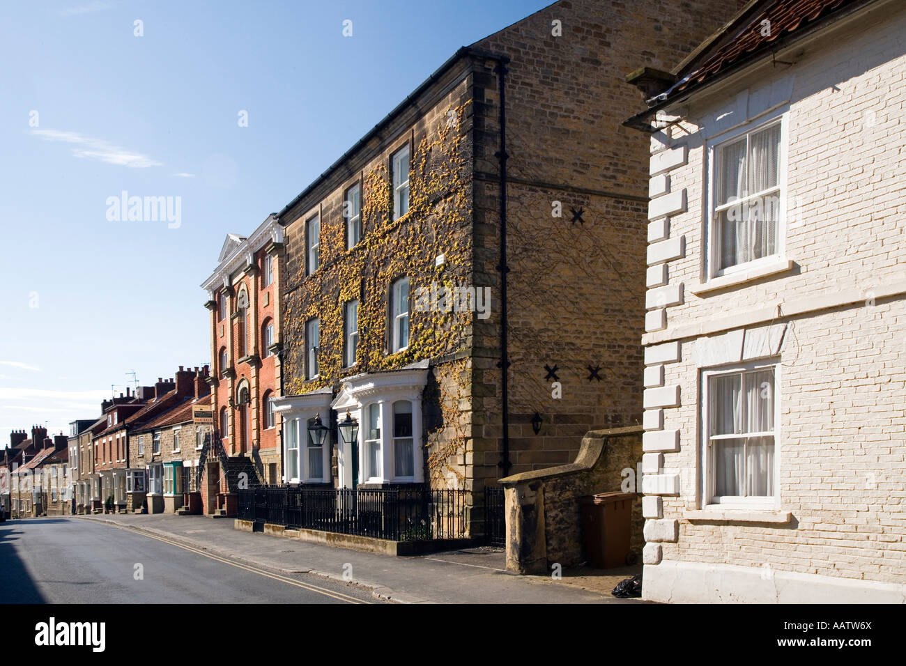 West End Kirkbymoorside North Yorkshire Market Town Stock Photo Alamy