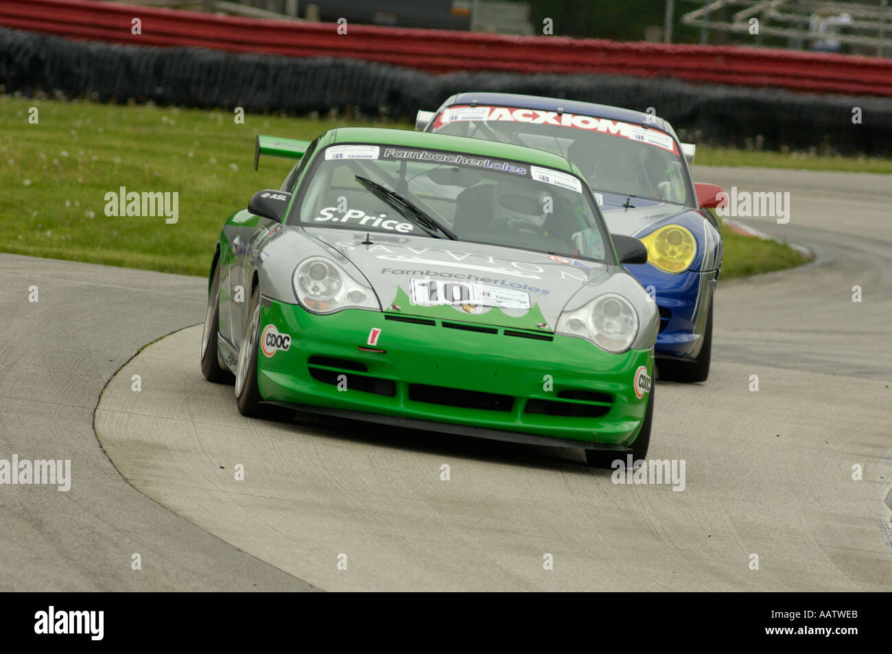 Shawn Price races his Porsche 911 GT3 Cup car at the IMSA GT3 Cup