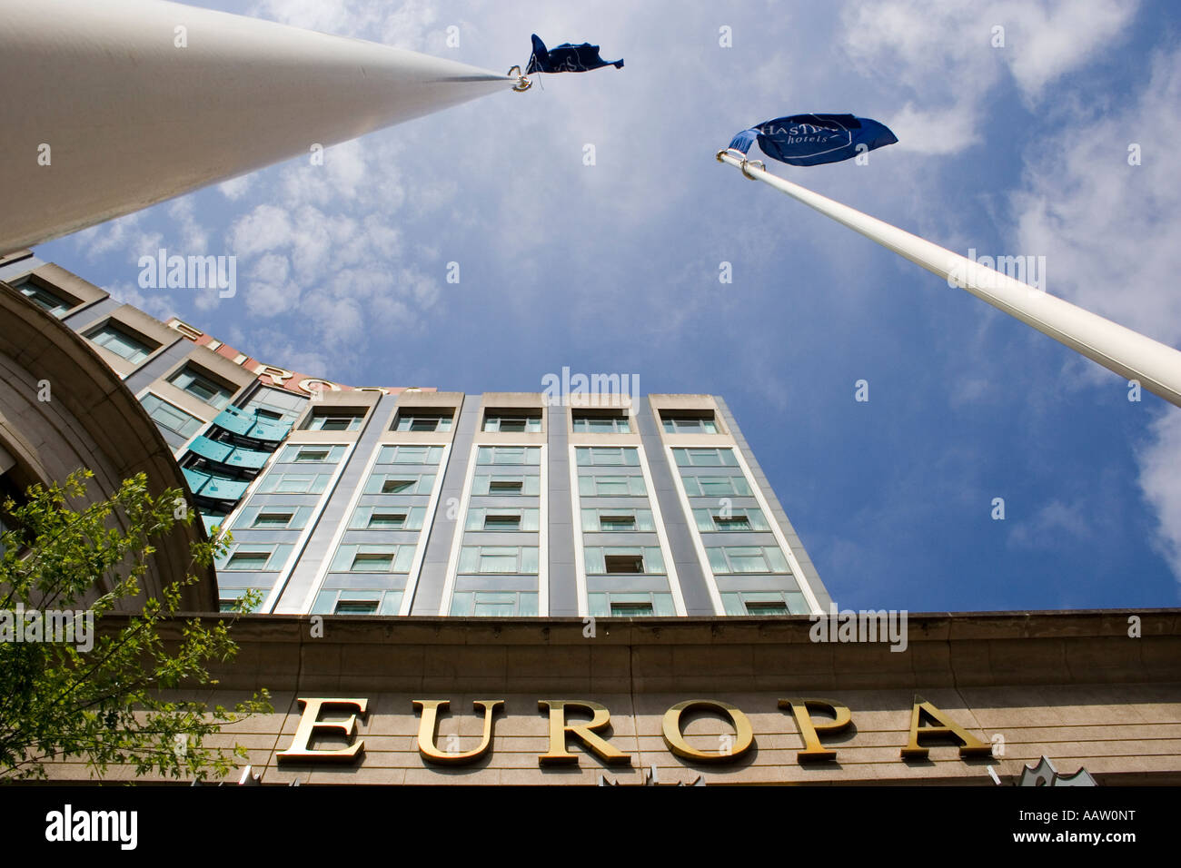 Europa Hotel Belfast Northern Ireland Stock Photo