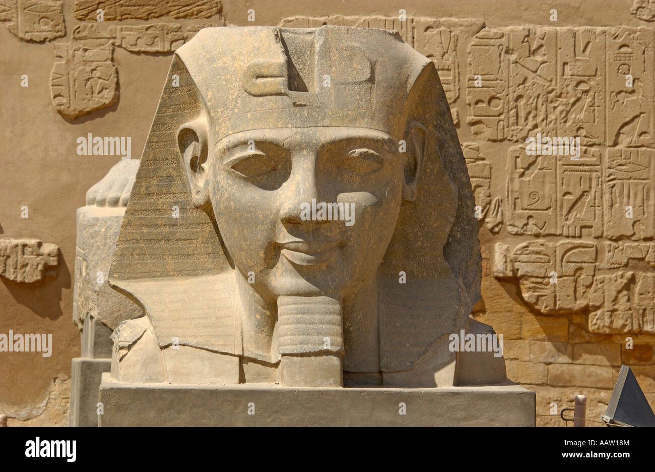 Stone Statue of Ramses II at Luxor Temple, Luxor, Egypt Stock Photo - Alamy