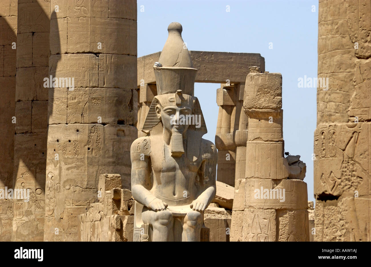Stone Statue Of Ramses Ii At Luxor Temple Luxor Egypt Stock Photo Alamy Stone Statue Of Ramses Ii At Luxor Temple Luxor Egypt Stock Photo Alamy