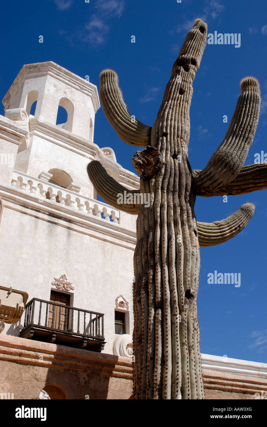 San Xavier del Bac Mission, a Franciscan Church serving the Tohono O