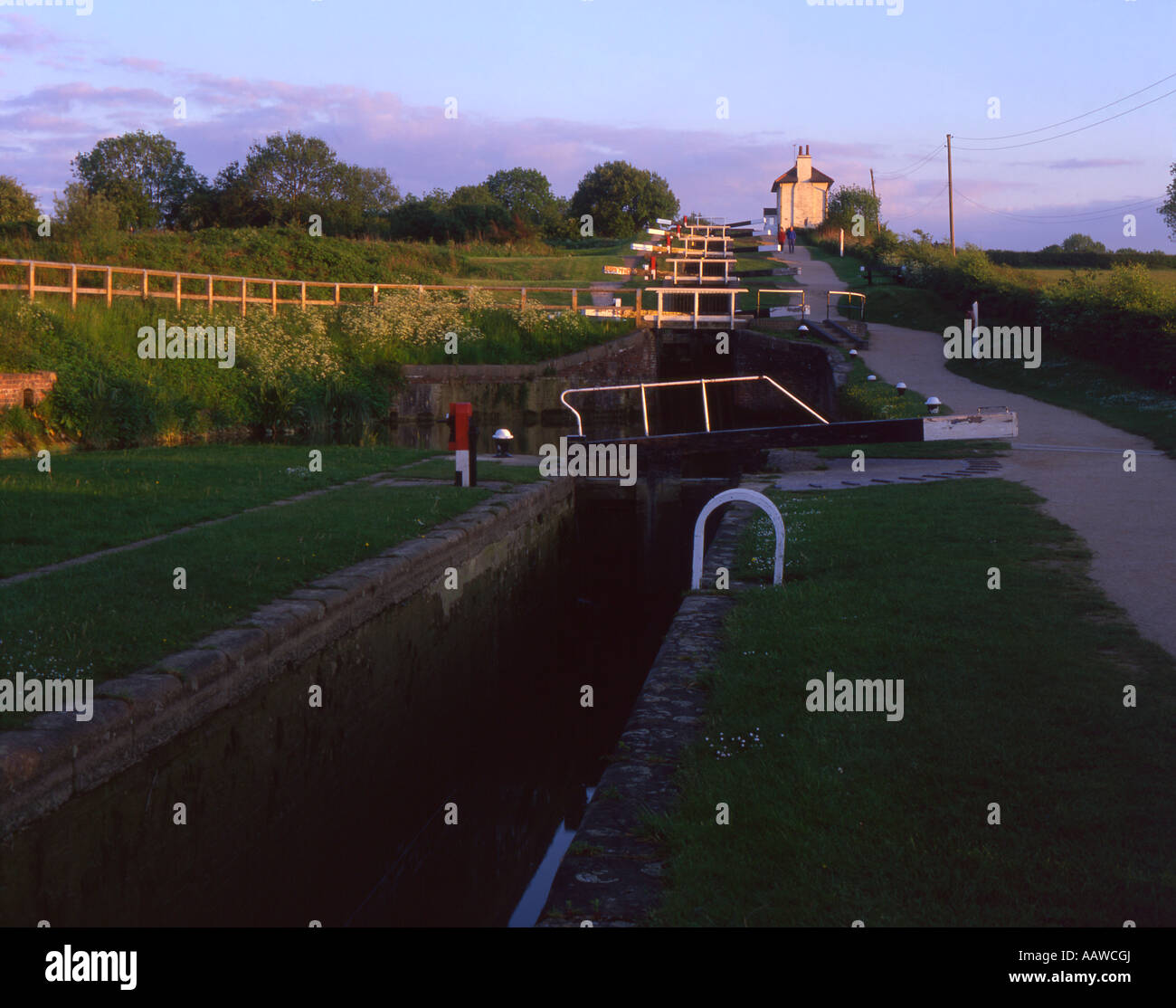 Foxton Locks, Foxton, Leicestershire, England Stock Photo