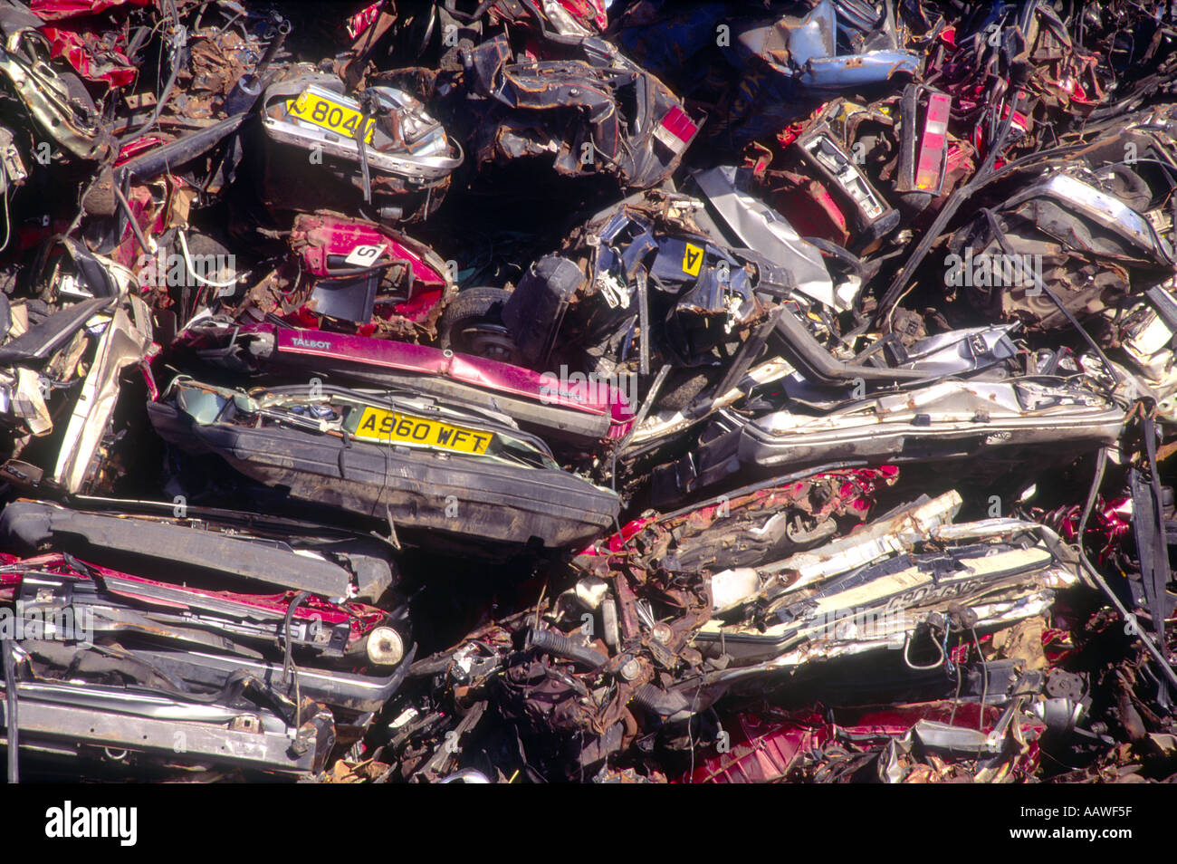 Scrap Cars  Stock Photo