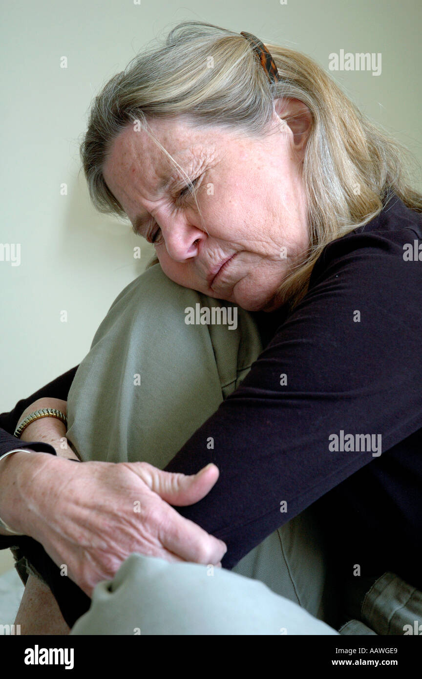 Severely depressed woman hi-res stock photography and images - Alamy