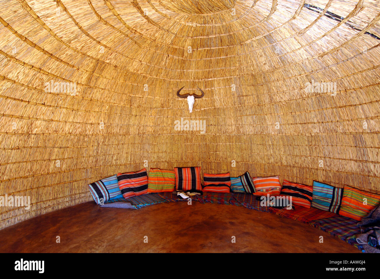 African Hut Houses Interior