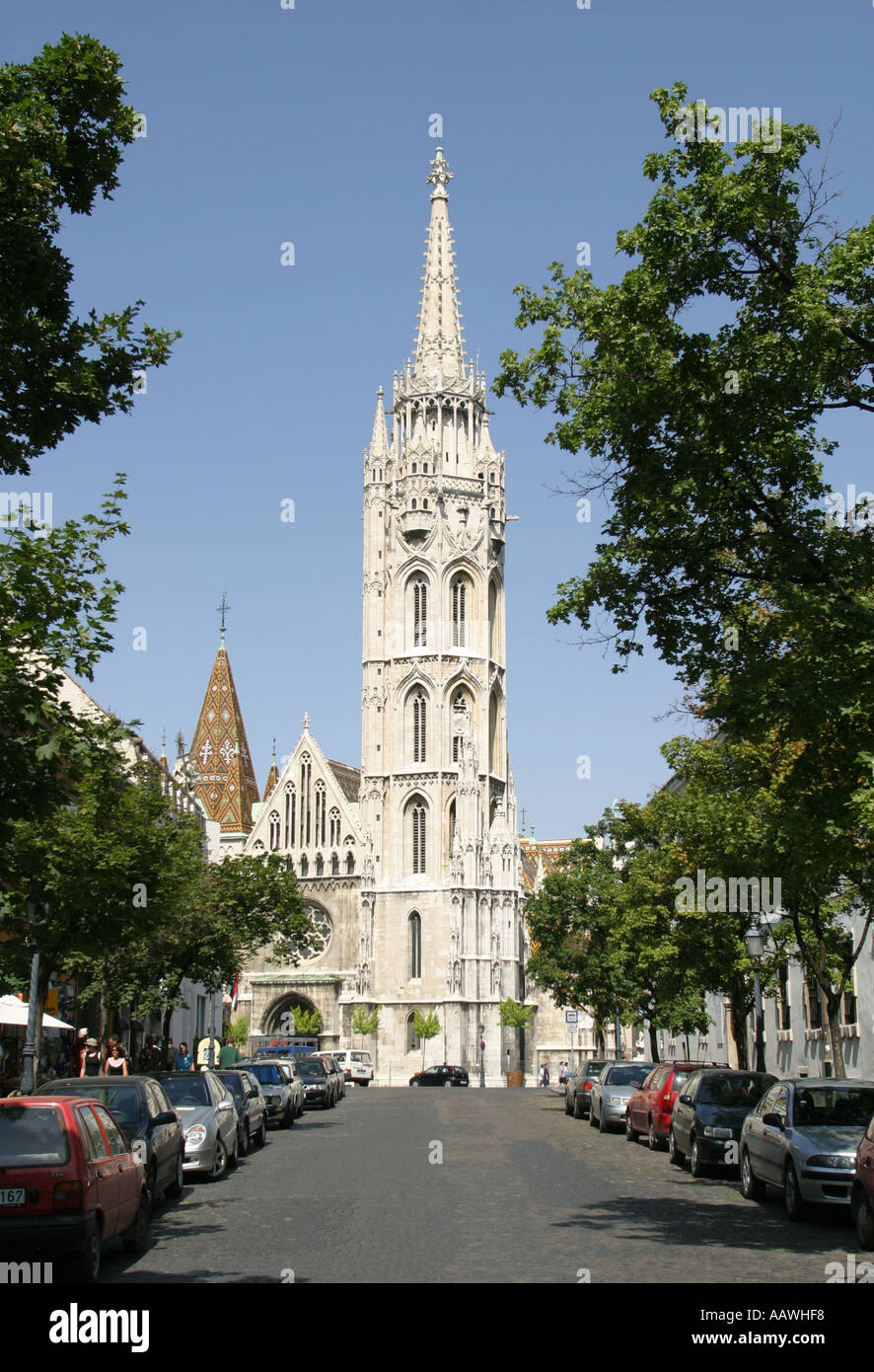 St. Matthias Church  in the Castle district,Budapest,Hungary Stock Photo