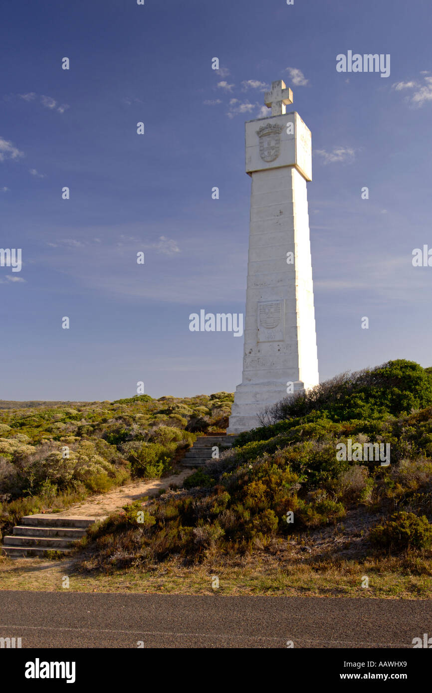 The Da Gama padrao, a monument to Vasco Da Gama in the Cape Point Nature  Reserve in South Africa Stock Photo - Alamy