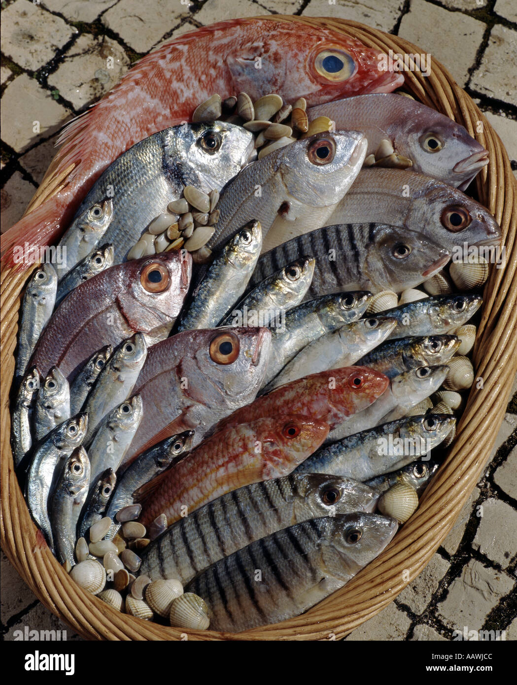 Fish basket hi-res stock photography and images - Alamy