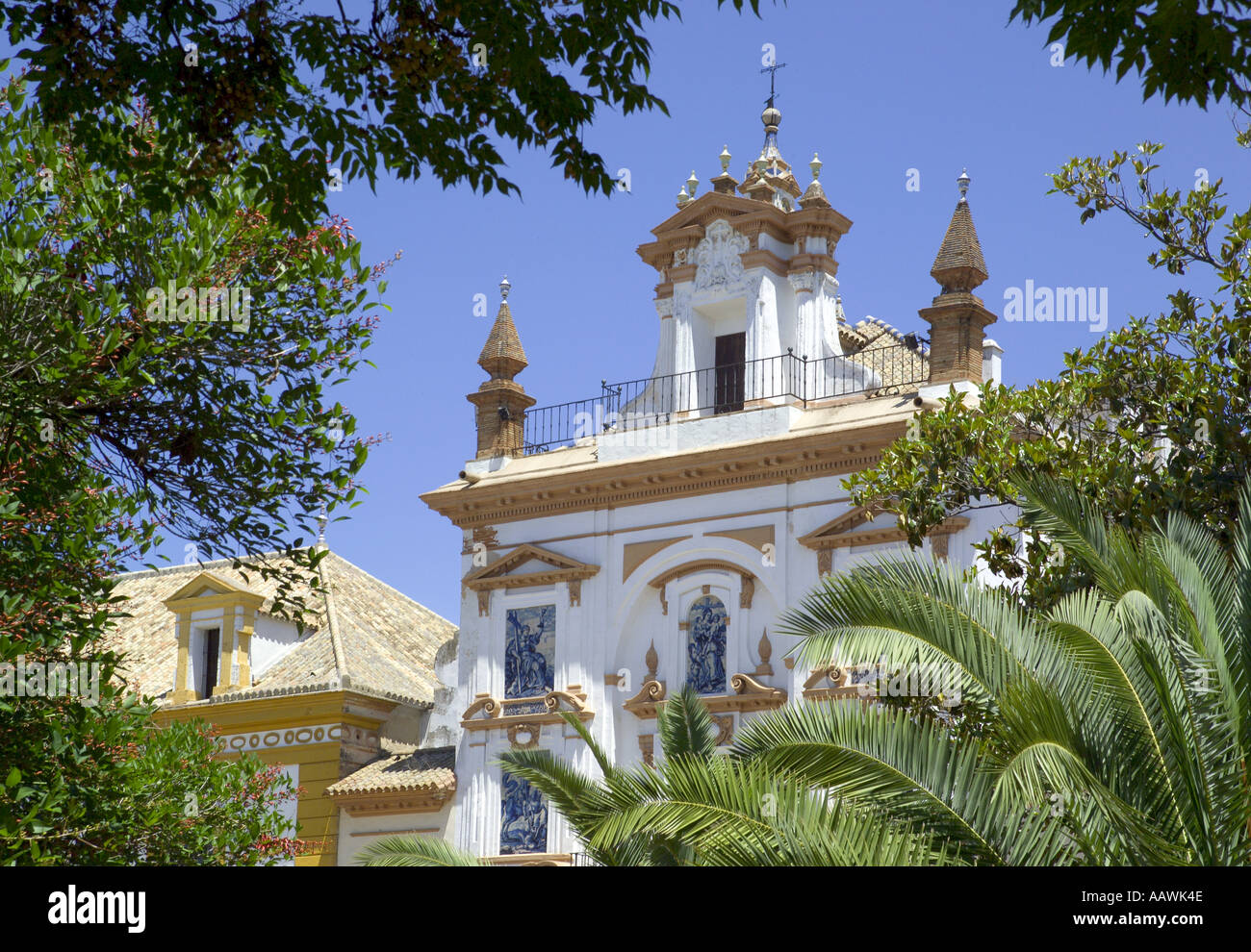 Seville, Church of the Hospital de la Caridad Stock Photo