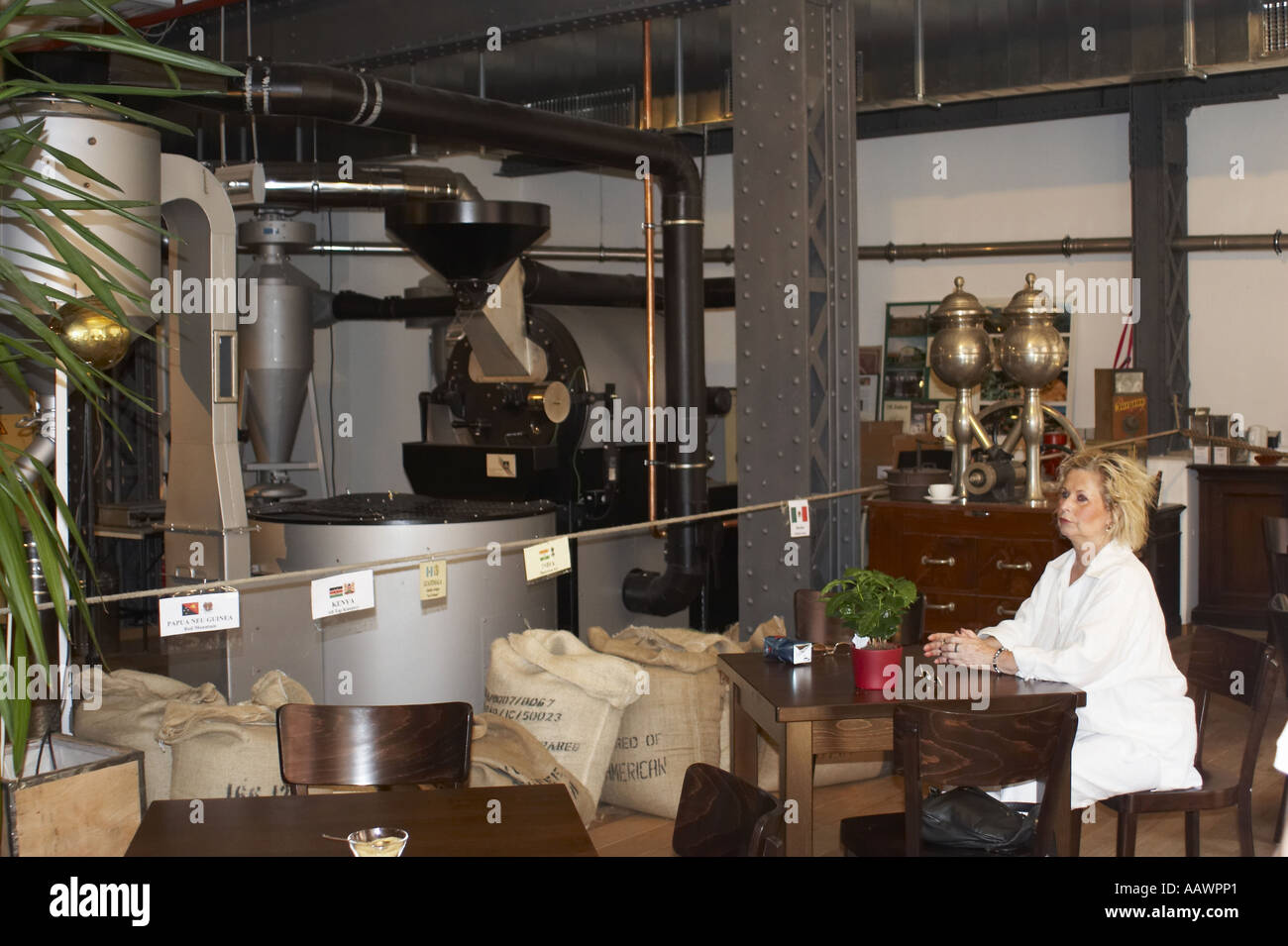 Coffee roasting plant Hamburg. Speicherstadt Kaffeeroesterei Stock Photo -  Alamy