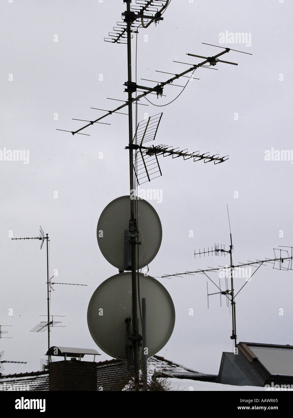 Dish tv antenna hires stock photography and images Alamy