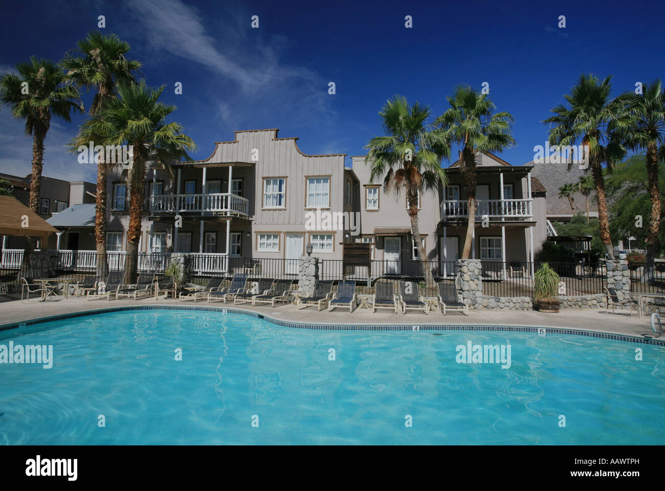 Borrego Springs Resort Hotel at dusk, Anza Borrego Desert, California