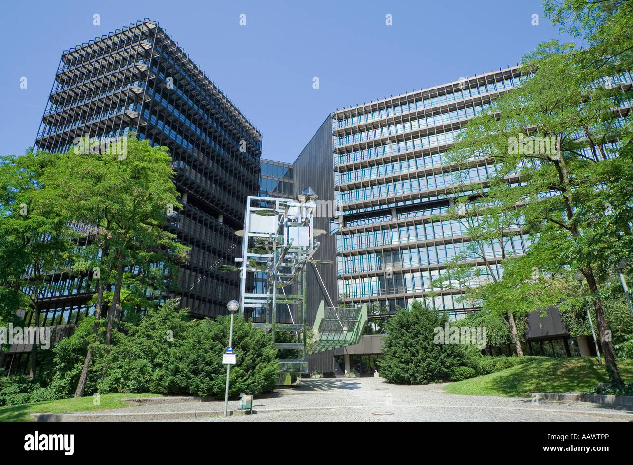 European Patent Organisation, entrance, east side, Munich, Upper ...