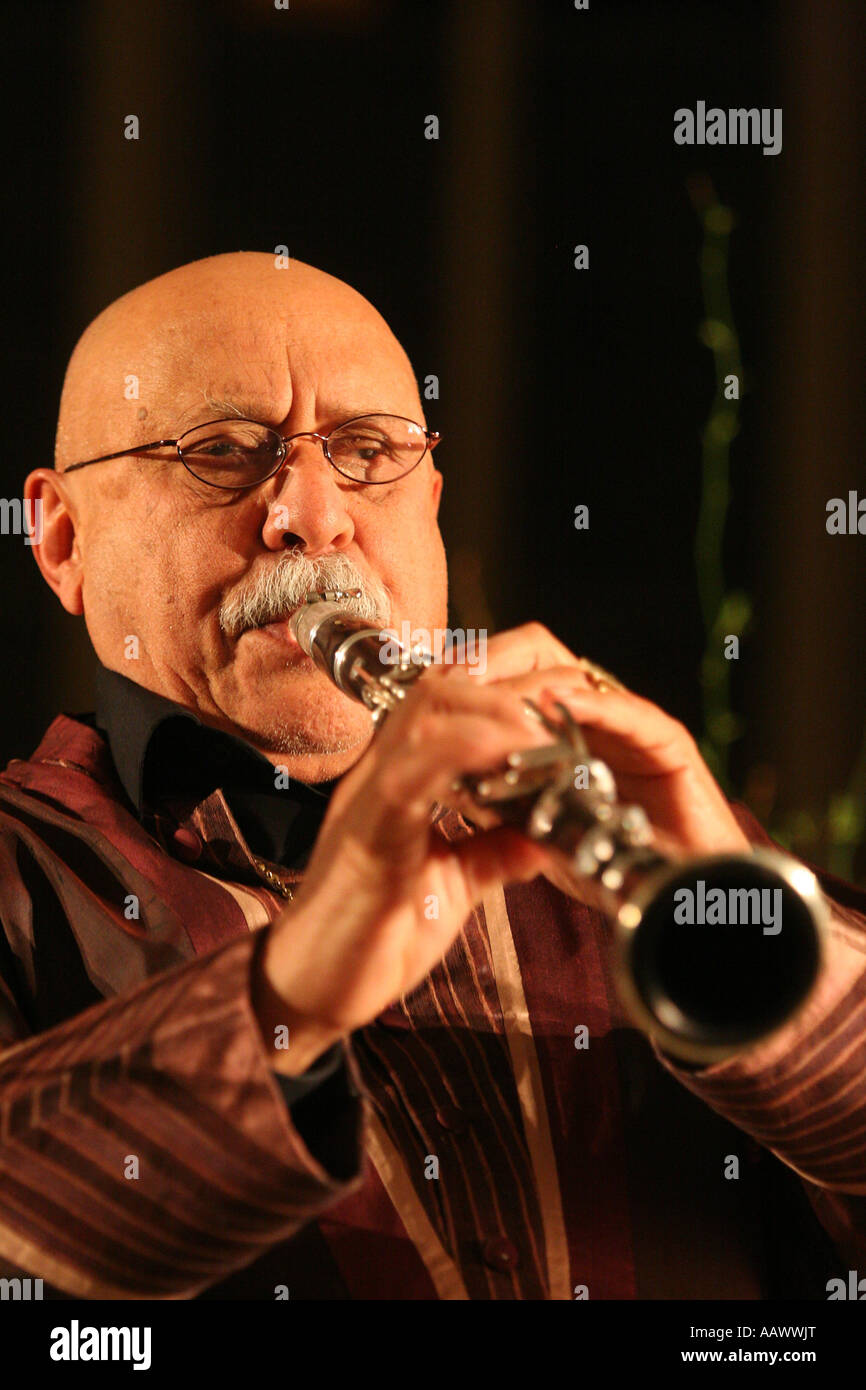 Giora Feidman with his Stock Photo Alamy