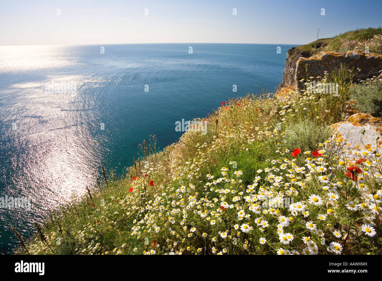 Cape Kaliakra, Black Sea, Bulgaria, Europe Stock Photo