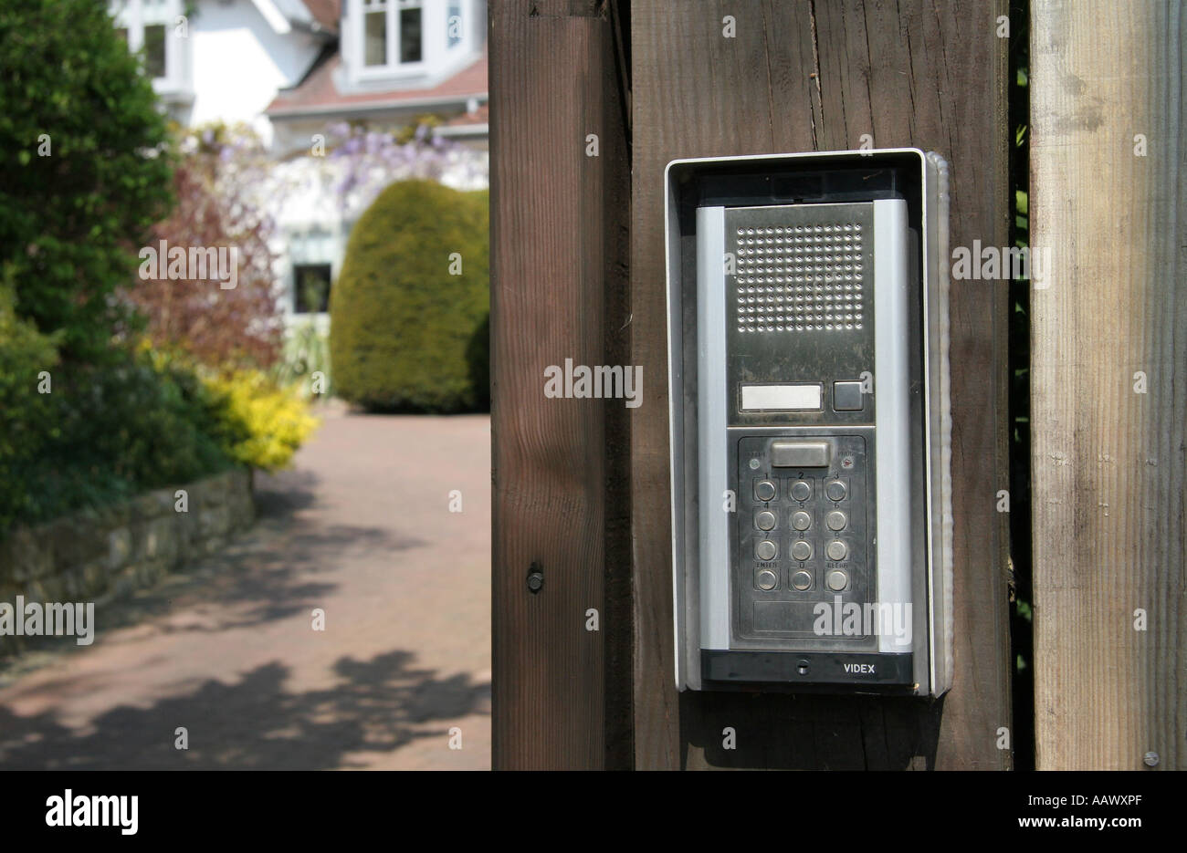 intercom for large residence Stock Photo