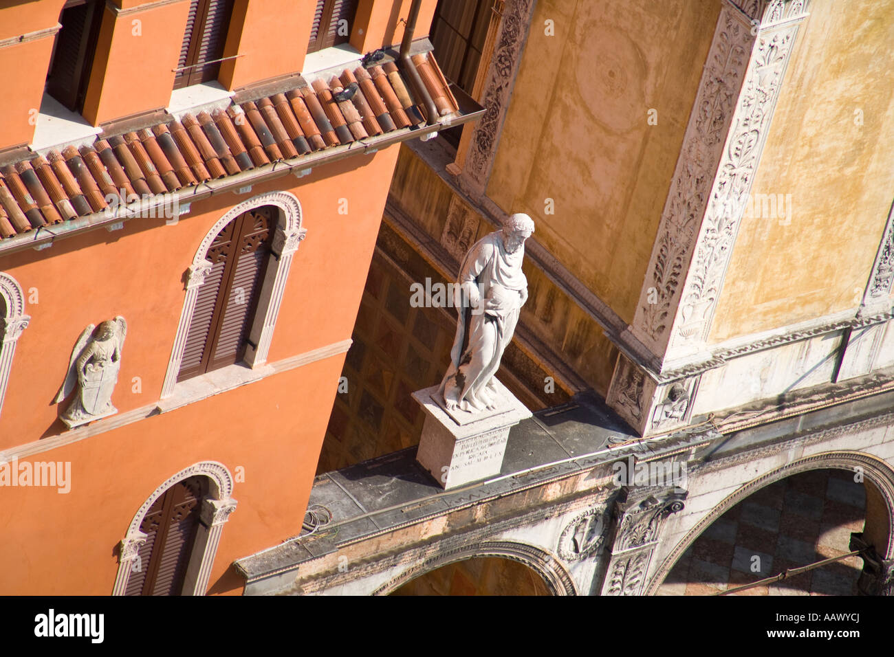 Piazza dei Signori architecture Verona Italy Stock Photo