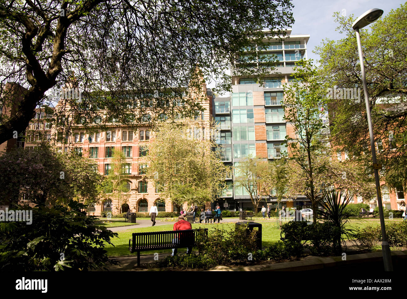 Parsonage Gardens Manchester UK Stock Photo Alamy