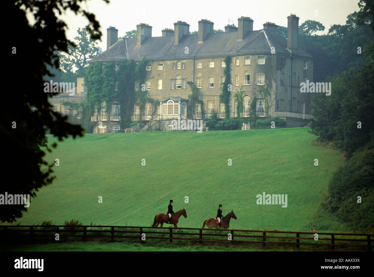 Horse back riding County Kilkenny Ireland Stock Photo Alamy