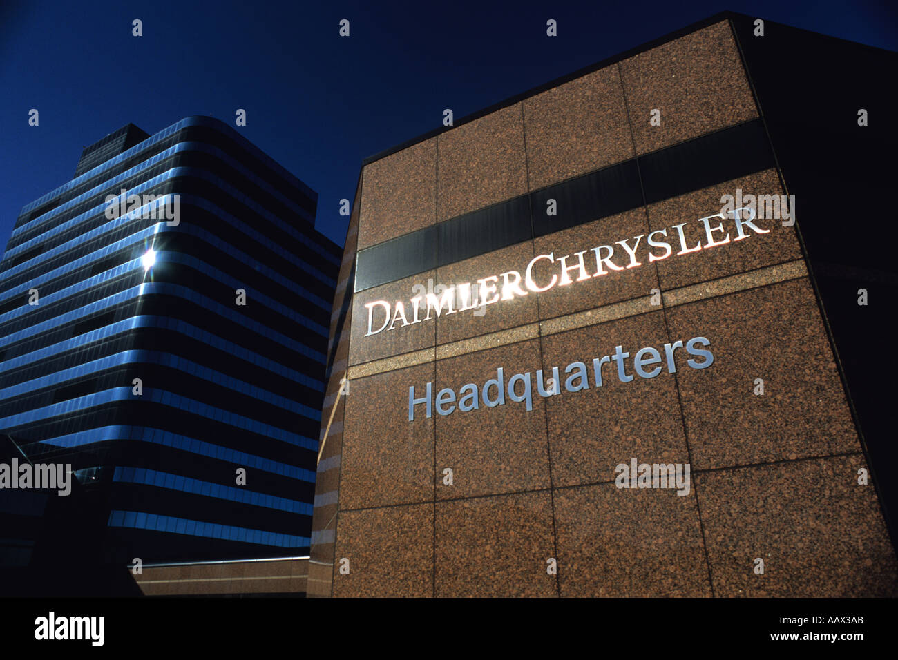Michigan Auburn Hills Buildings of the Daimler Chrysler Headquarters Stock Photo Alamy