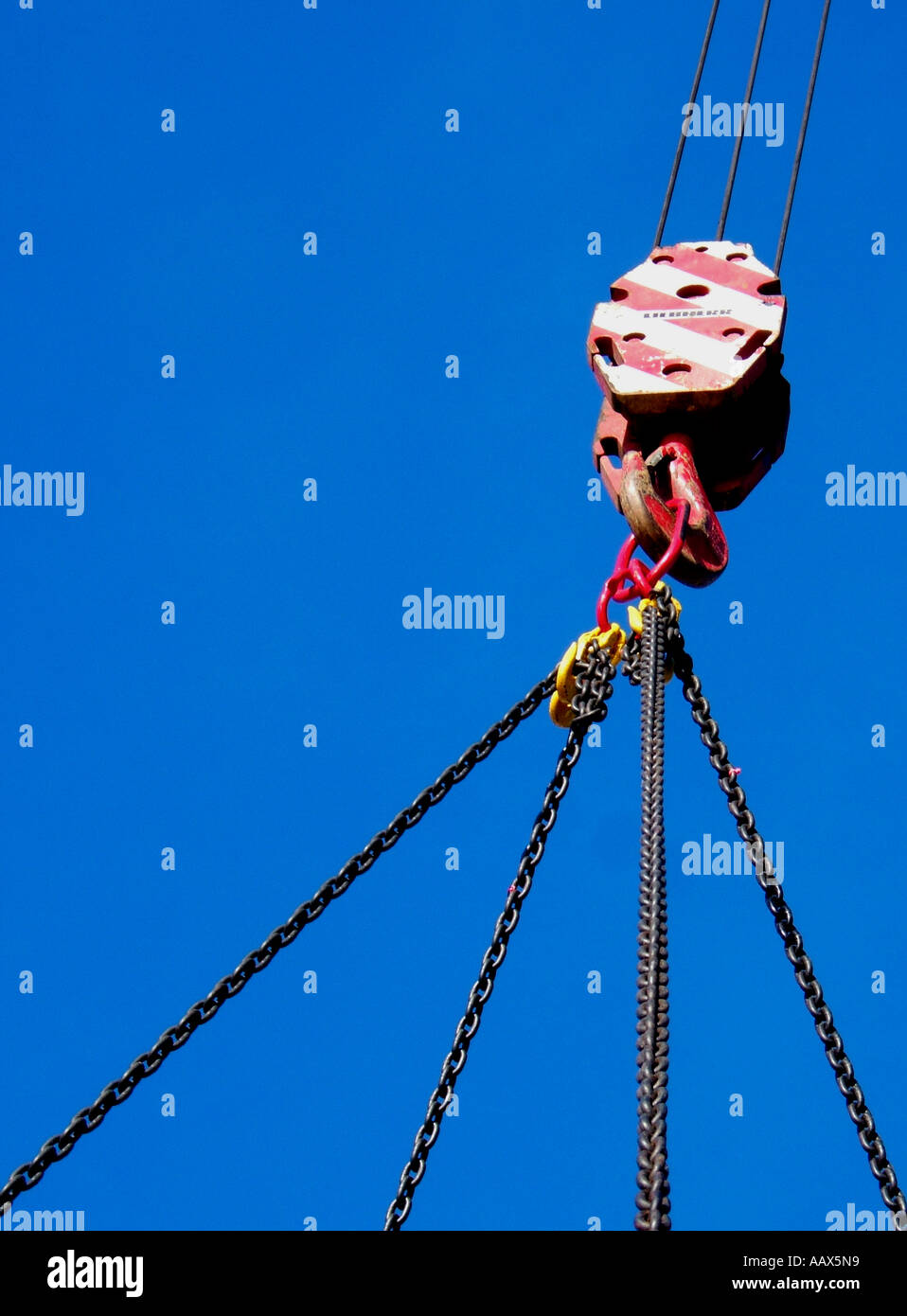 crane lifting hook Stock Photo Alamy