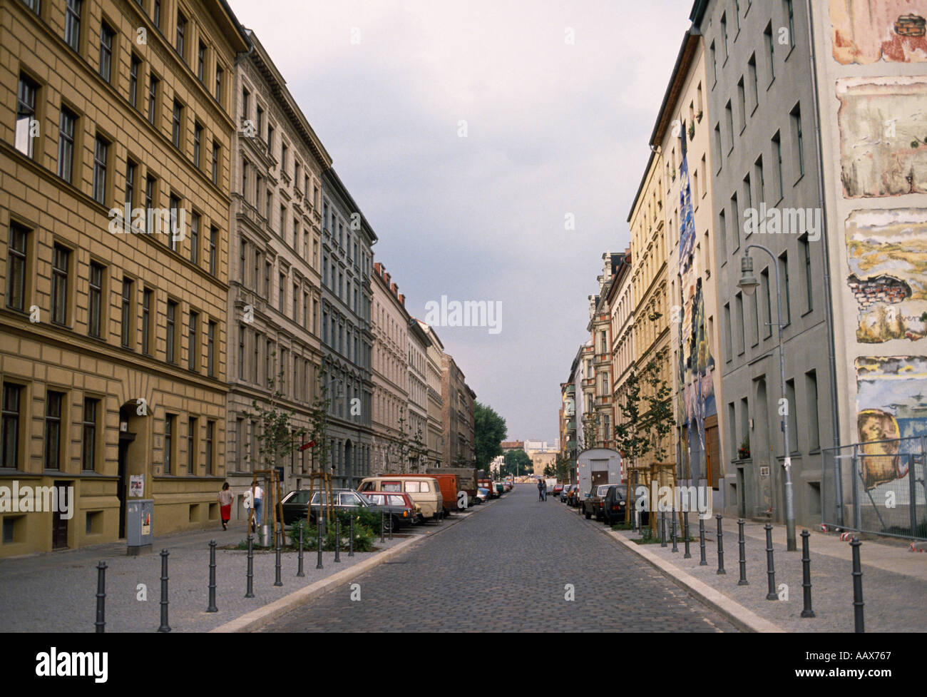 Cold War Kreuzberg West Berlin in West Germany in Europe. Architecture  Building Perspective Urban Housing House Terraced Lifestyle Life Travel  Stock Photo - Alamy