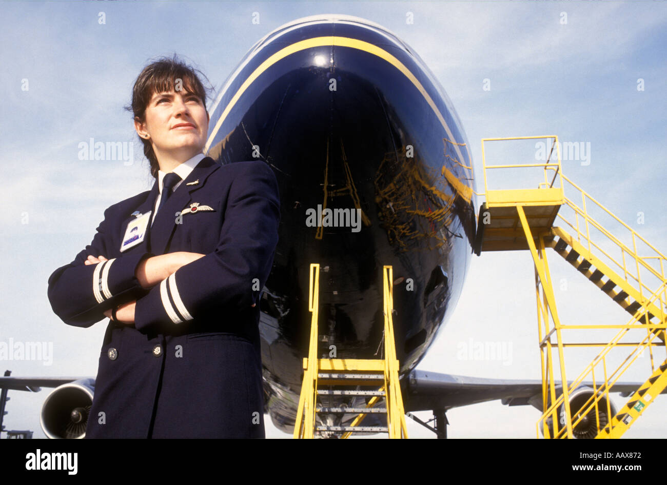 Airline pilot england hi-res stock photography and images - Alamy