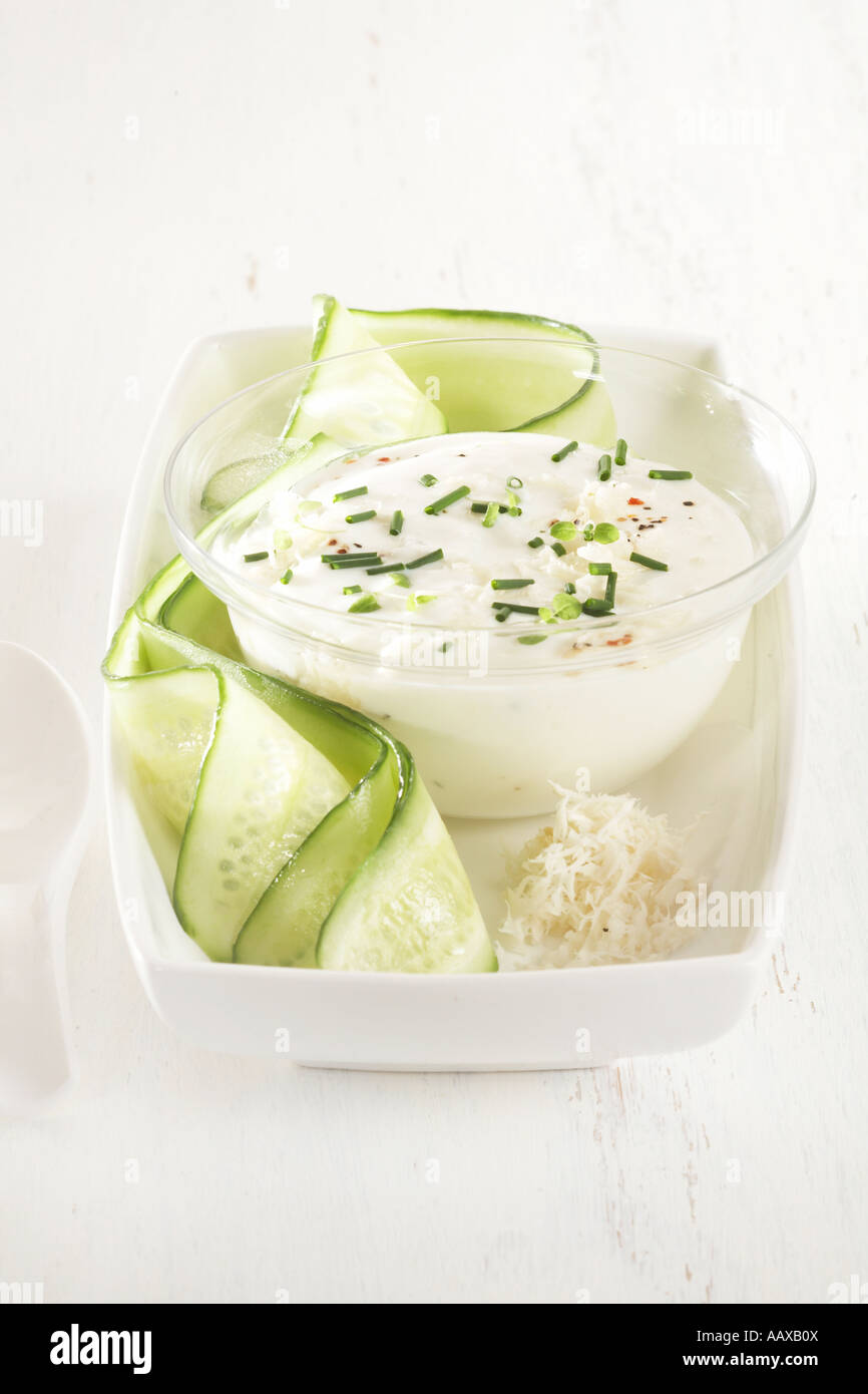 Yogurt Dressing with Horseradish Stock Photo Alamy